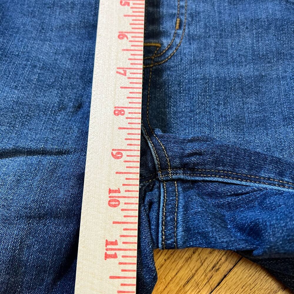 SPANX Jeans Womens Small Skinny Raw Hem Pants Compression Blue - Picture 8 of 10